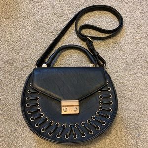 Black shoulder/crossbody bag